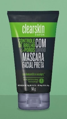 Máscara Facial Purificante Com Carvão